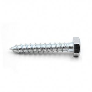 Well-designed Supply Tapping Screws -
 Direct Sales Carbon Steel Hex Head Wood Lag Screws, Hex Head Self Tapping Screws DIN571 – Liqi