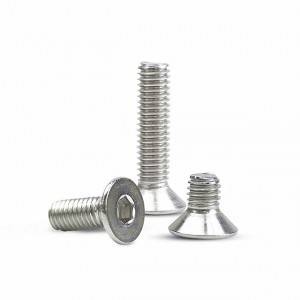 PriceList for Nylon Lock Nut Factory -
 Countersunk Bolt(ALLEN KEY FACED) Hex socket flat round head bolt – Liqi