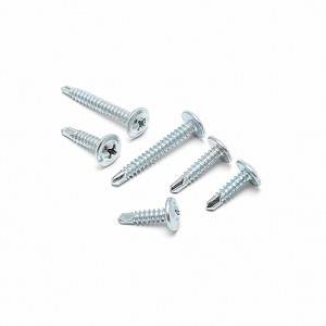Manufacturing Companies for Made in China cross pan head self drilling screw galvanized iron furniture screw