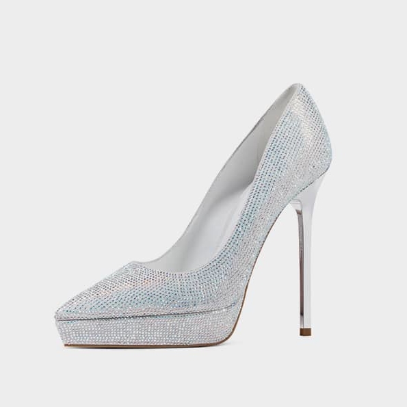 Këpucë dasme me taka të larta pranvere dhe vere 2022 Këpucë femrash me taka të larta me platformë të papërshkueshme nga uji