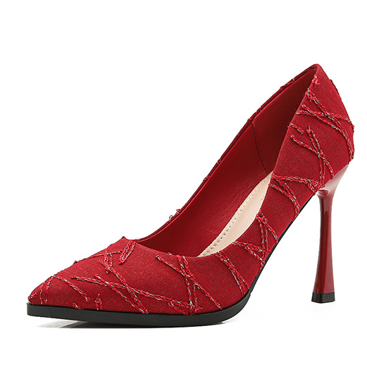 Zapatos de voda de tacón alto de 10 cm para mulleres por xunto e zapatos personalizados de dama de honra de talla grande
