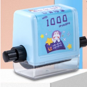 100 oefeners Math roller stamp/ 1000 exersicers math roller stamp