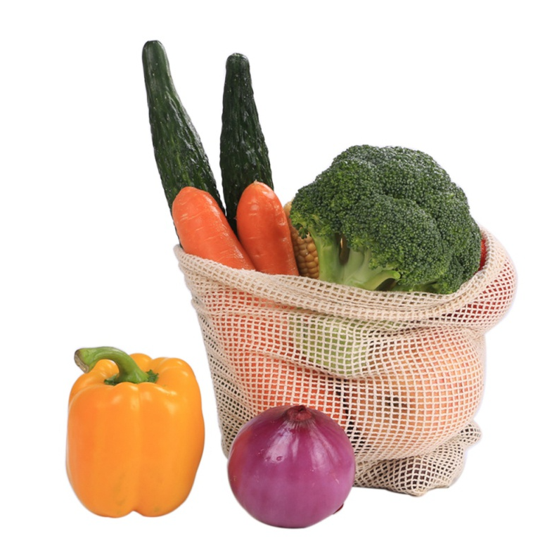 Les sacs de filet d'achat pour des fruits et légumes diverses caractéristiques peuvent être adaptés aux besoins du client