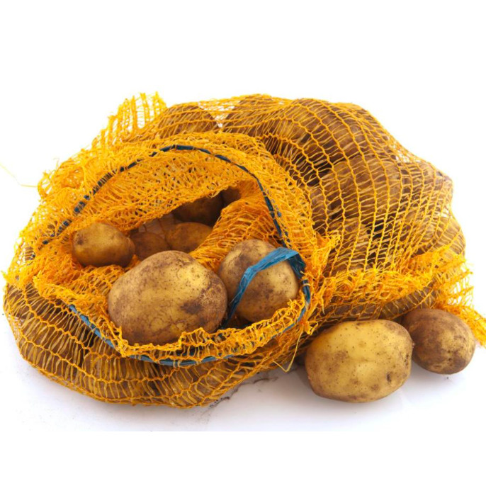 Saco de rede Raschel para legumes e frutas