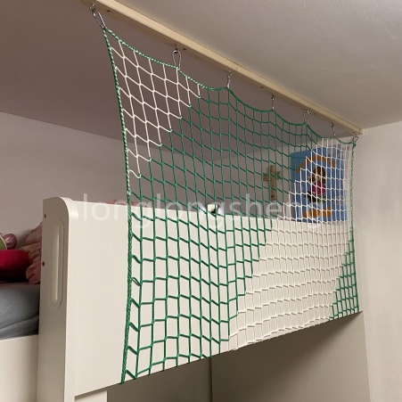 Висока предпазна мрежа за легло за защита от изпускане