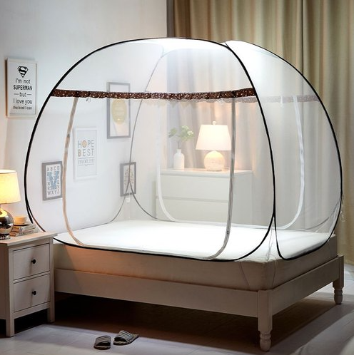 Sayon-sa-instalar nga dome/yurt mosquito nets