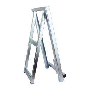 Galvanized Folding Ladder para sa Trailer-2 Steps