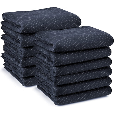 Double stitched 72 80 non-woven fabric moving blankets 1