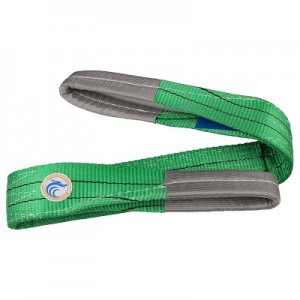 Heavy duty 2T polyester lifting slings flat webbing sling CE certificated