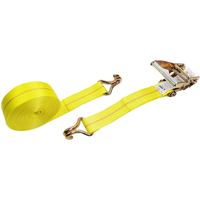 2 inch 10,000lbs Cargo Lashing Tie Down Ratchet Strap with Double J Hook 1