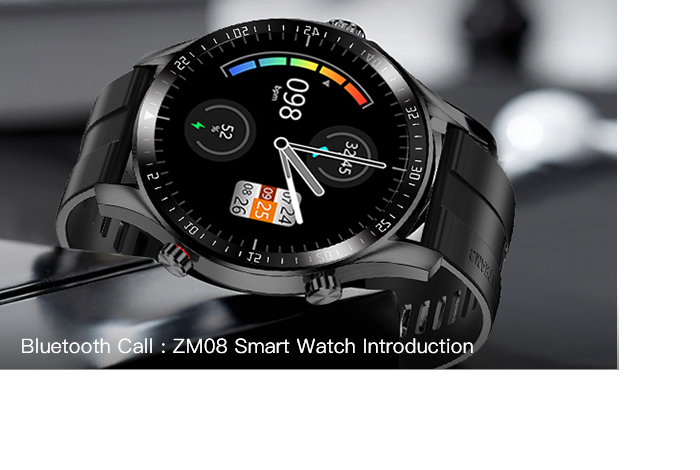 Bluetooth Call : ZM08 Smart Watch