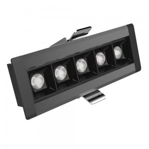 凹進方形LED筒燈DL30輕鬆安裝鋁直線方形凹陷式LED筒燈