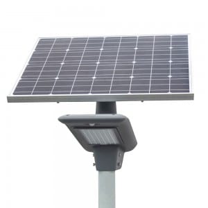 30W Semi integriran Solar LED ulica svetlobe z Vrtenje Solar Panel sončne svetlobe vrt 30watt