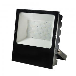200W戶外LED投光燈200瓦特泛光燈黑色LED車庫燈具IP65防水用5年質保