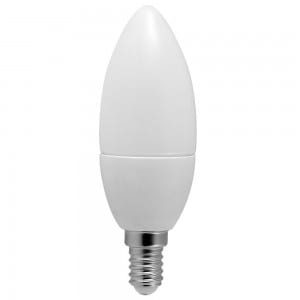 3W E14 / E27 / E26 / B22 / B15 Led Candle Bulb 3watt Giáng nhôm tráng nhựa dẫn bóng đèn nến để thắp sáng Chandelier