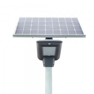 30W Semi integriran Solar LED ulica svetlobe z Vrtenje Solar Panel sončne svetlobe vrt 30watt