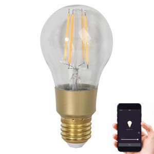 7W E27/E26/B22 WIFI Smart LED Filament Bulb