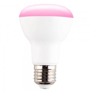9W RGBW可調光智能LED燈泡通過藍牙WiFi AlexaSmart LED燈泡顏色網燈9瓦特可變帶領的燈泡連接