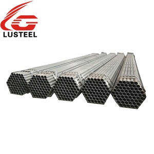 Factory Free sample Galvanized Channel Iron – Galvanized round steel pipe gi seamless carbon steel tubes – Lu