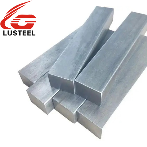 Manufacturer for Electro Galvanized Plate - Galvanized square bar SS400 square bar steel 8X8 carbon steel bar – Lu
