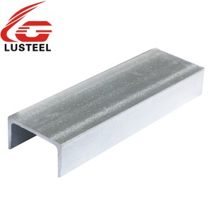 Galvanized steel channel hot rolled manufacture
