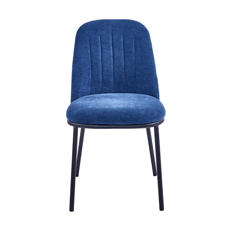 Brant Dining Chair Upholstered Seat with Metal Frame.