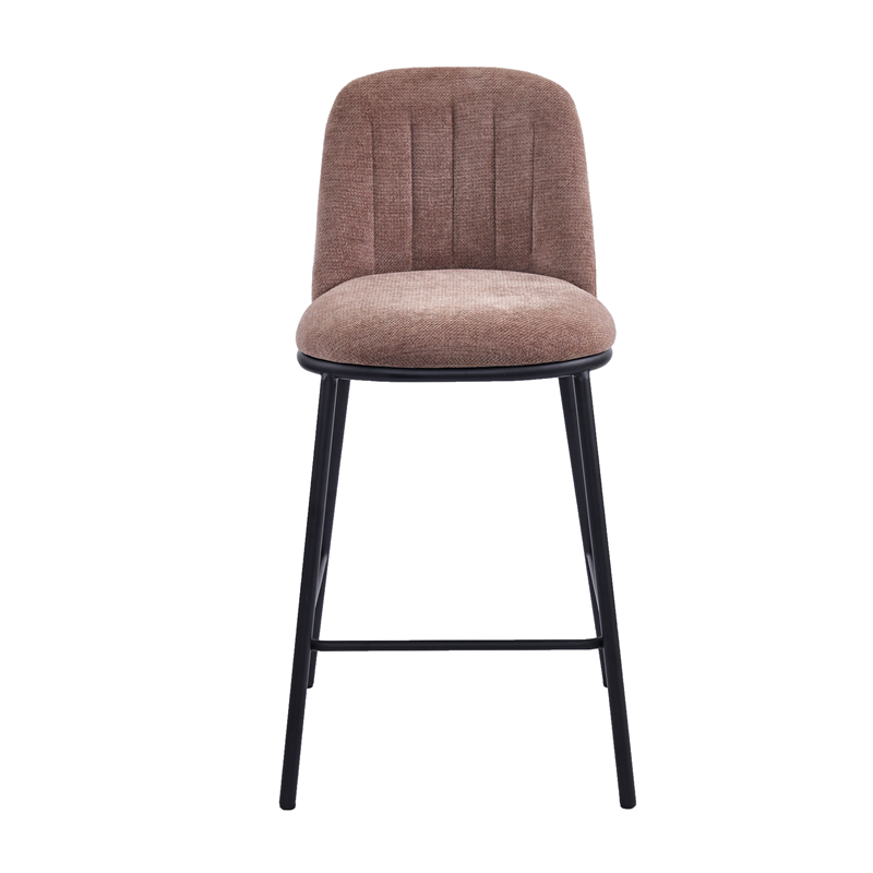 Brant Counter Chair Minkšta sėdynė su metaliniu rėmu.