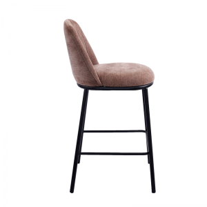 Brant Counter Chair Upholstered Seat ជាមួយនឹងស៊ុមដែក។