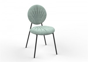 クレオダイニングチェア家庭、ビストロコーヒーショップに適した現代産業布張りの椅子