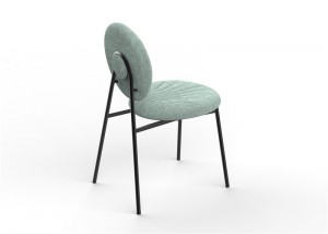 Cleo Dining Chair Modern Industrial Upholstered Chairs Suitable For Home, Bistro Coffee Shop