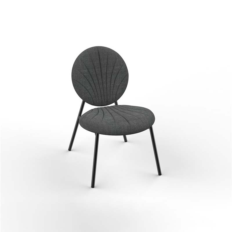 क्लियो लाउन्ज कुर्सी आधुनिक औद्योगिक अपहोल्स्टर्ड कुर्सीहरू घरको लागि उपयुक्त, बिस्ट्रो कफी पसल