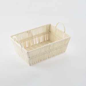 Poppy Storage Woven Basket ka Cotton Rope Eco-friendly