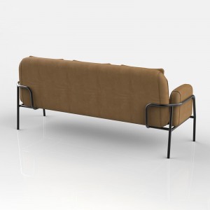 Koch Sofa Set sa PU Leather Upholstered Seating sa Set