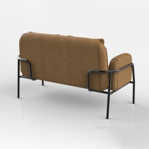 Koch Sofa Yakaiswa muPU Leather Upholstered Seating in Set