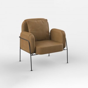Koch Sofa Set dina PU Kulit Upholstered Seating di Set