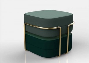 Algar Cube Stool Modern Rectangle Cube Seat