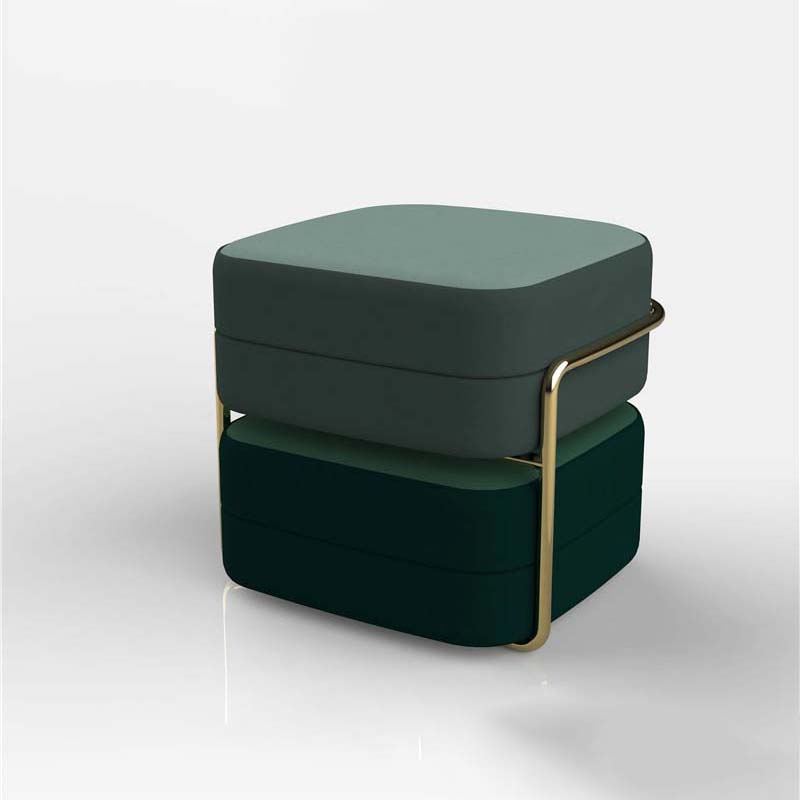 Algar Cube Stool Modern Rectangle Cube Seat