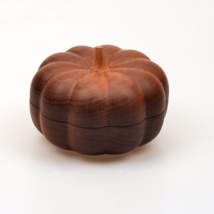 Maya Ebony Pumpkin Storage Bhokisi Seti ye2 Wood Crafts