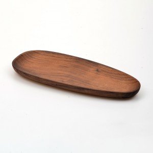 Melanie Black Walnut Wood Tray Seti ye4 Wood Handicraft
