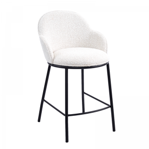 Orlan Counter Chair Upholstered Seat with Metal Frame.