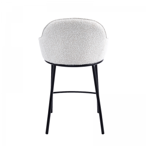 Orlan Counter Chair Asento tapizado con marco metálico.