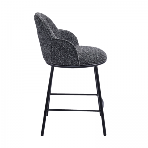 Orlan Counter Chair minkšta sėdynė su metaliniu rėmu.