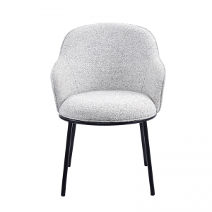 Orlan Dining Chair Upholstered Seat with Metal Frame.