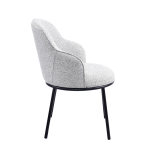 Orlan Dining Chair Seat Upholstered with Metal Frame.