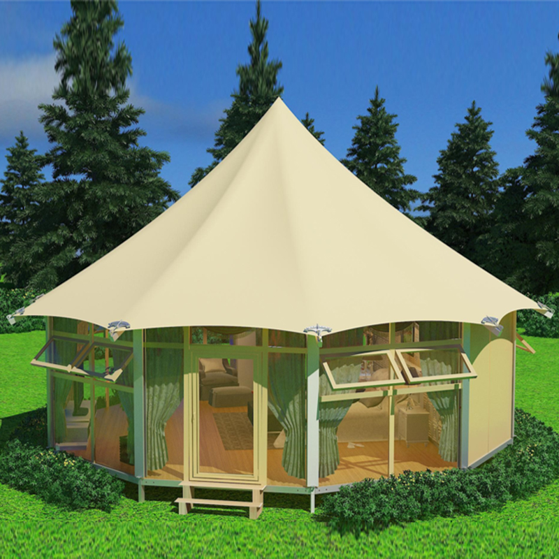 Hot sale Pop Up Roof Tent -
 Polygon Safari Lodge House Tent – Aixiang