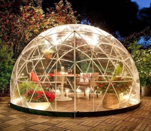 Mestská kupola pre záhradný alebo koktailový stanový kupolový stan