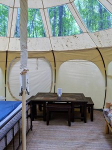Produsen kanggo Glamping Tent Lemu Kémah Kanggo camping NO.056