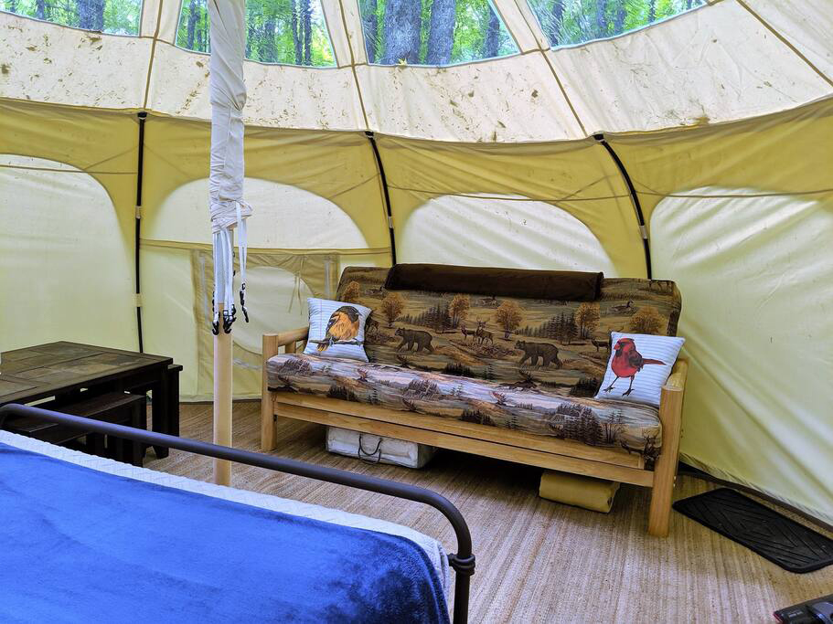 Fast delivery Glamping Tent Luxury Hotel -
 Manufacturer for Glamping Tent Bell Tent For camping NO.056 – Aixiang