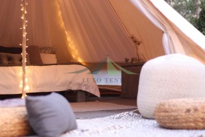 Hot New Products 3m 4m 5m 6m Cotton Canvas Marquee Telt Glamping Safari Bell Telt NO.080