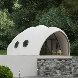 PVDF Cocoon-shaped Shell Hotel Tent
